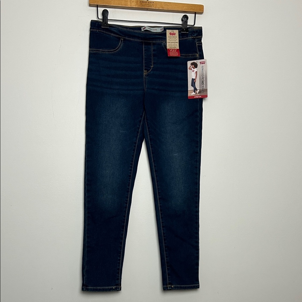 Levi’s|Dark Blue Stretch Pull-On Jeggings sz 12